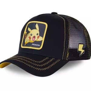 Brand New Never Worn Pikachu Hat/Cosplay/adjustable/Pokémon/SnapBack/Mesh/adult